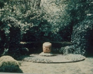 Note ivy cut-out in terrace.